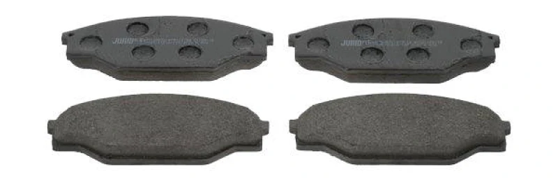 Image of JURID 572363J Brake pad set not prepared for wear warning indicator, without accessories Brake Pad Set,disc brake (402)