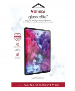 image of Zagg InvisibleShield Glass Elite + iPad Pro Screen Protector