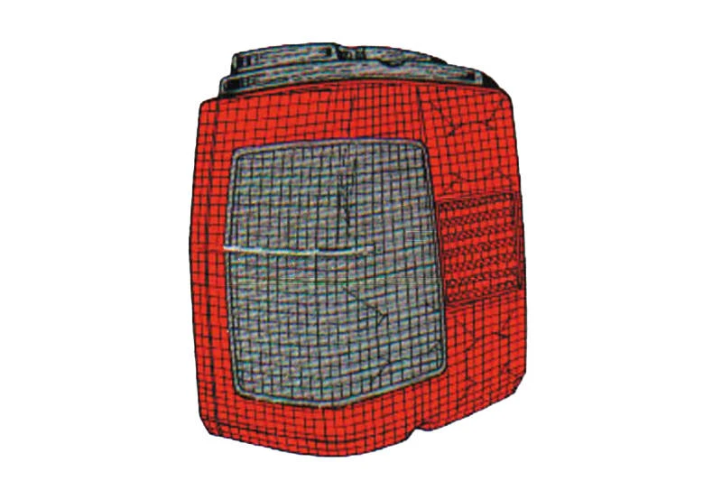 Image of PRASCO FT1354053 Rear light with bulb holder, Right Combination Rearlight (391)