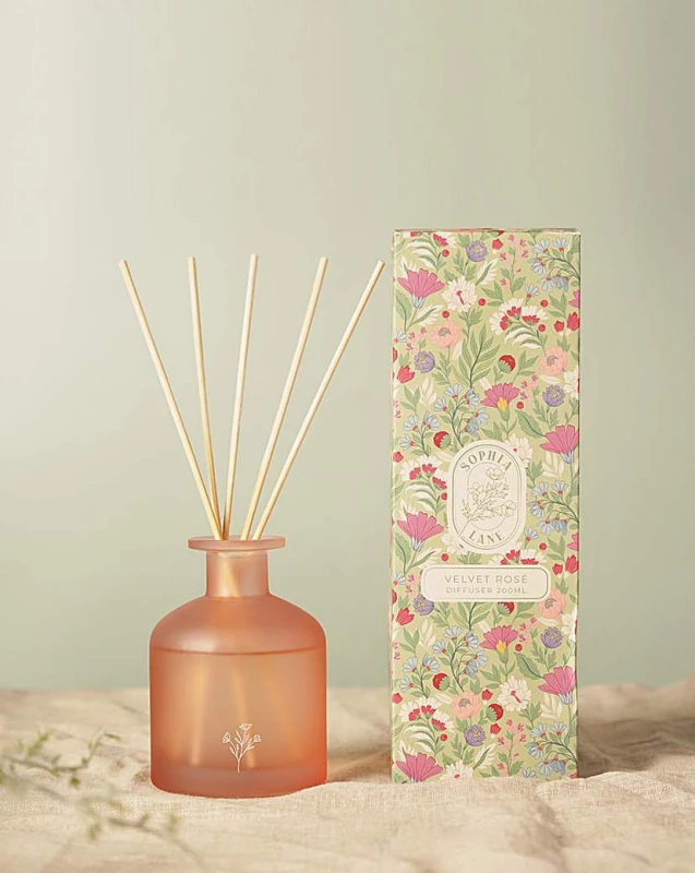 Image of Sophia Lane Sophia Lane Velvet Rose Diffuser Pink - Sophia Lane Pink Female ZS41901