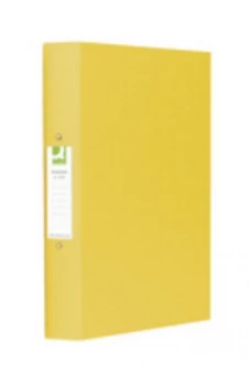 image of Q Connect A4 2 Ring Binder Pp Ylw - 10 Pack