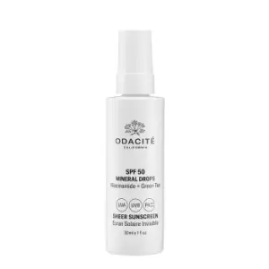 image of Odacite SPF50 Sheer Sunscreen Mineral Drops 30ml