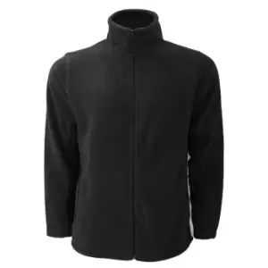 image of Russell Mens Full Zip Outdoor Fleece Jacket (2XL) (Black)