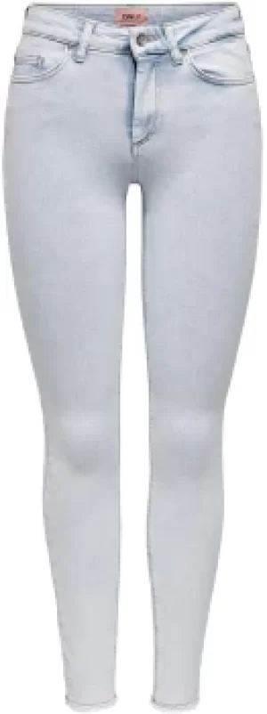 Image of Only Blush Life Mid Jeans light blue