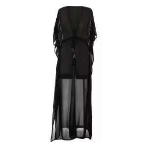 Image of Seaspray Valentina Maxi Kaftan - Black
