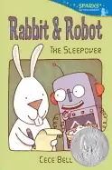 Image of rabbit and robot the sleepover