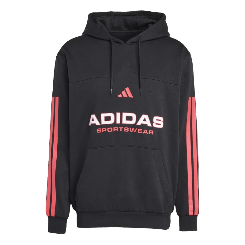 Image of adidas House of Tiro Nations Pack Hoodie Adults Black/Ruby Red male S