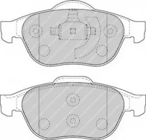 Image of Ferodo FDB1441 Brake Pad Set Front Axle Premier Car