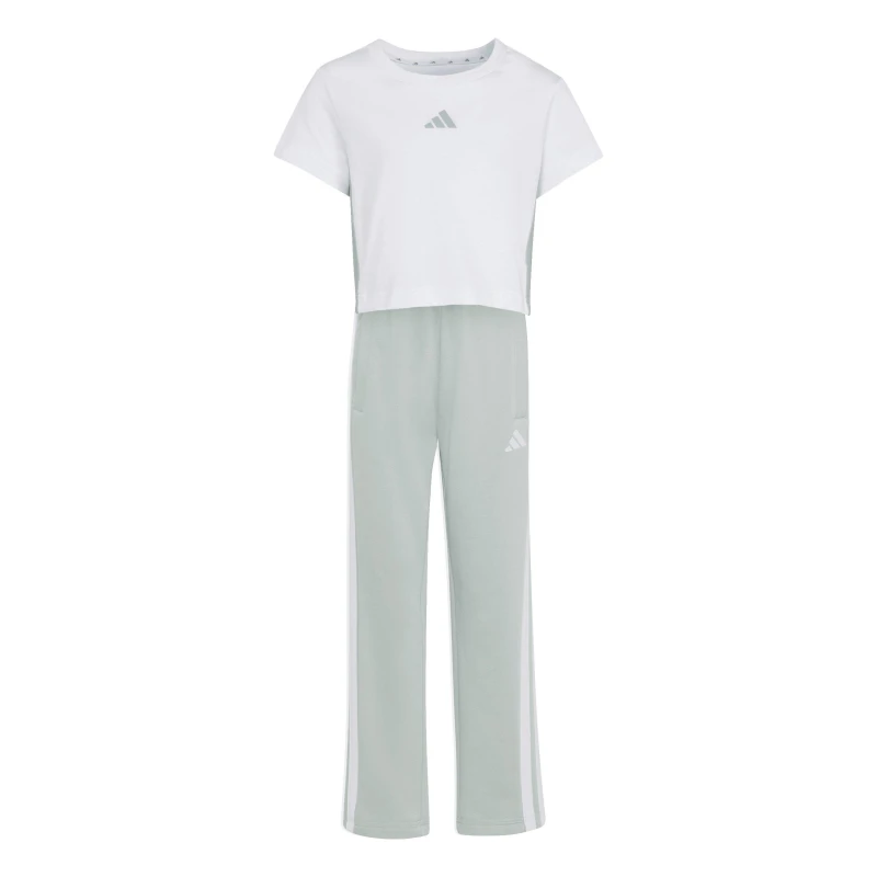 Image of Adidas 3S Babyt-Set In63 White/Wndr Sage female 3-4 Years