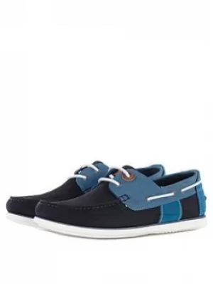 Image of Barbour Capstan Boat Shoe, Blue, Size 10, Men