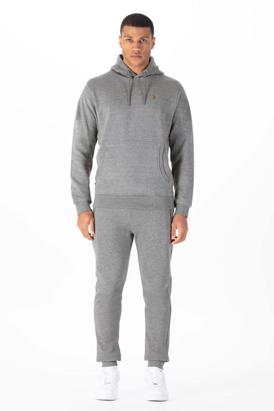 Image of Luke 1977 Luke 1977 Men Los Angeles Rome 1000 Tracksuit Set in Mid Grey Size: X-Large Mid Grey XL Male 5056386548839