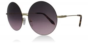 Image of Victoria Beckham Feather Round Sunglasses Dove Pink C07 58mm