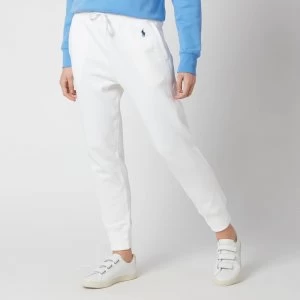 image of Polo Ralph Lauren Womens Logo Classic Sweatpants - White - L