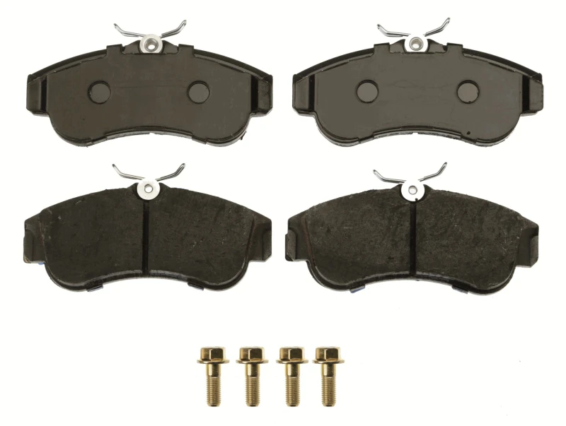 Image of TRW GDB848 Brake pad set not prepared for wear warning indicator, with brake caliper screws Brake Pad Set,disc brake (402)