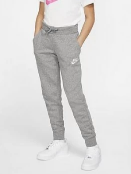 image of Nike Kids NSW PE Pants - Grey/White, Size L, 12-13 Years, Women