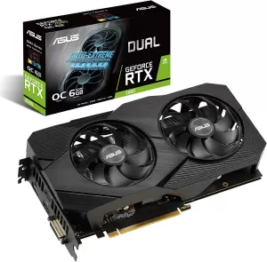 image of Asus Dual GeForce RTX2060 6GB GDDR6 Graphics Card