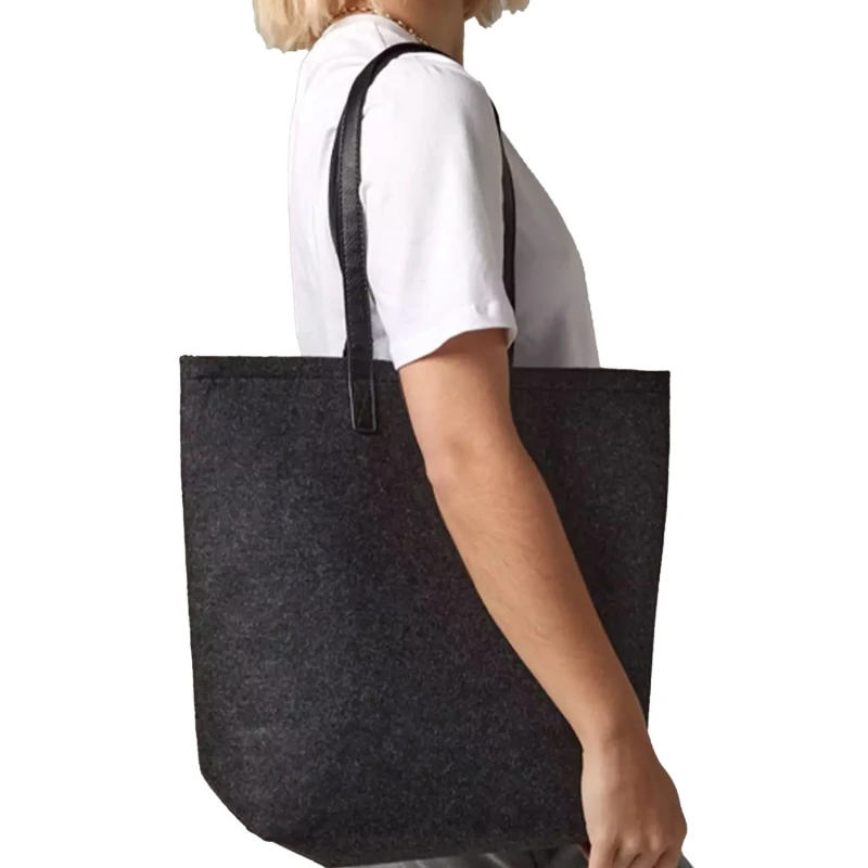 Image of Bagbase Womens Premium Felt Tote in Dark Grey Dark Grey Female One Size