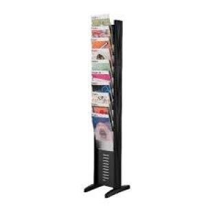 Image of Black A4 10 Compartment Display with stand base (Slim design) 278.01