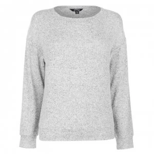 image of Golddigga Soft Fleece T Shirt Ladies - Grey Marl