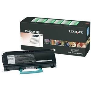 image of Lexmark E462U11E Black Laser Toner Ink Cartridge