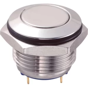 Image of R-TECH 524579 16mm IP65 Vandal Resistant Switch SPST Flat S/St Sol...
