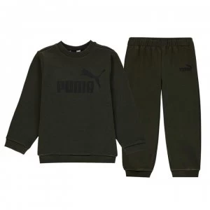 Puma Crew Jogger Tracksuit Infant Boys - Forest Night