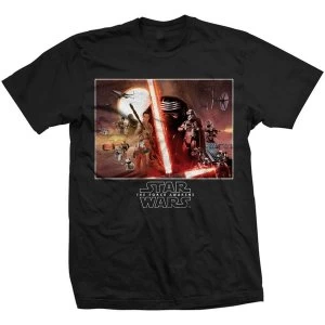 Image of Star Wars - Episode VII Collection Unisex Small T-Shirt - Black