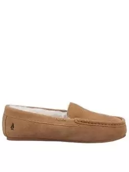 Image of Hush Puppies Annie Mocassin Slippers - Tan, Brown, Size 4, Women