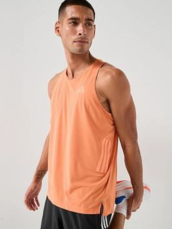 Image of Tank top adidas Climacool Iconic Orange Male S