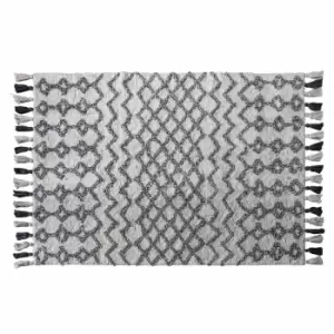 Image of Crossland Grove Mumbai Rug Black Cream 1600x2300mm
