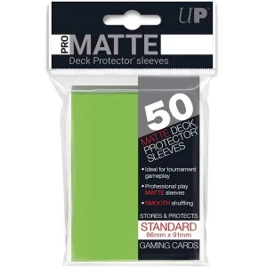 Image of Ultra Pro Standard Deck Protectors (50 Sleeves) - Lime Green
