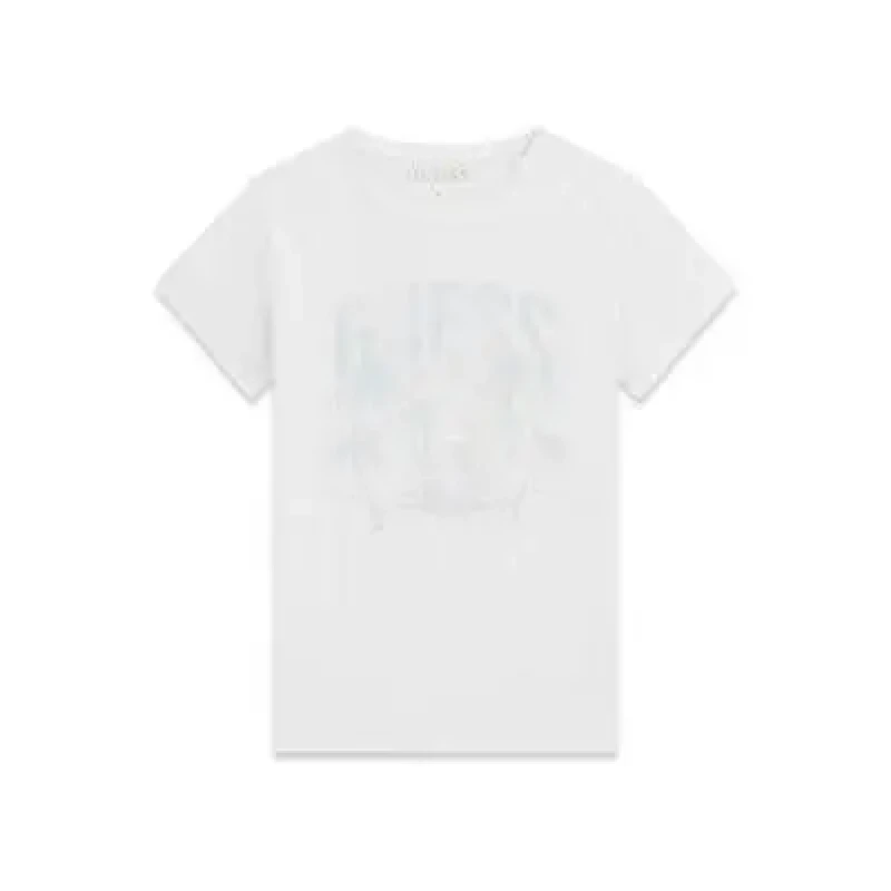 Image of Guess Girl's printed T-Shirt Guess Violet Female 12 ans