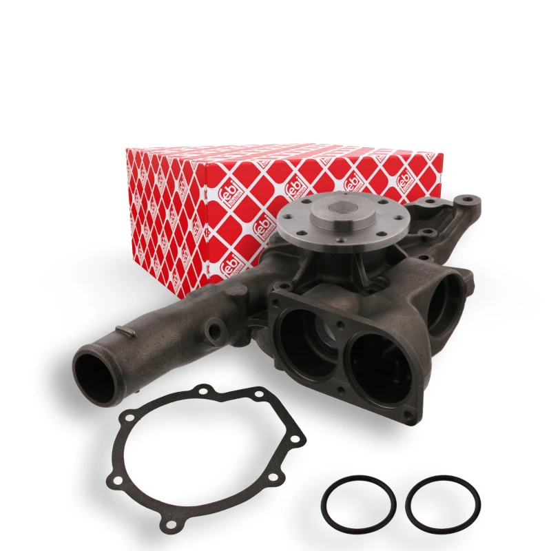 Image of FEBI BILSTEIN 35026 Water pump Grey Cast Iron, with gaskets/seals Grey Cast Iron Water Pump (1260)
