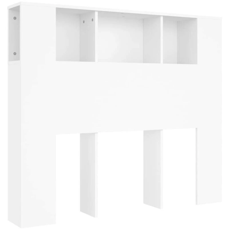 Image of VIDAXL Headboard Cabinet White 120x18.5x102.5cm Vidaxl 8720286966907