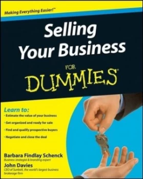 Image of Selling Your Business for Dummies by Barbara Findlay Schenck Paperback