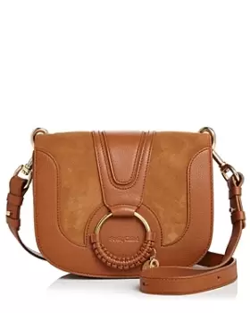 Image of See by Chloe Hana Small Leather & Suede Crossbody
