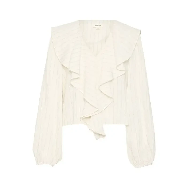 Image of Soaked in Luxury Womens blouse Soaked in Luxury Roya Blanc Female M