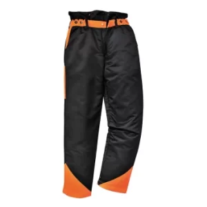 Image of Portwest CH11 Chainsaw Trousers Black Extra Large 31"