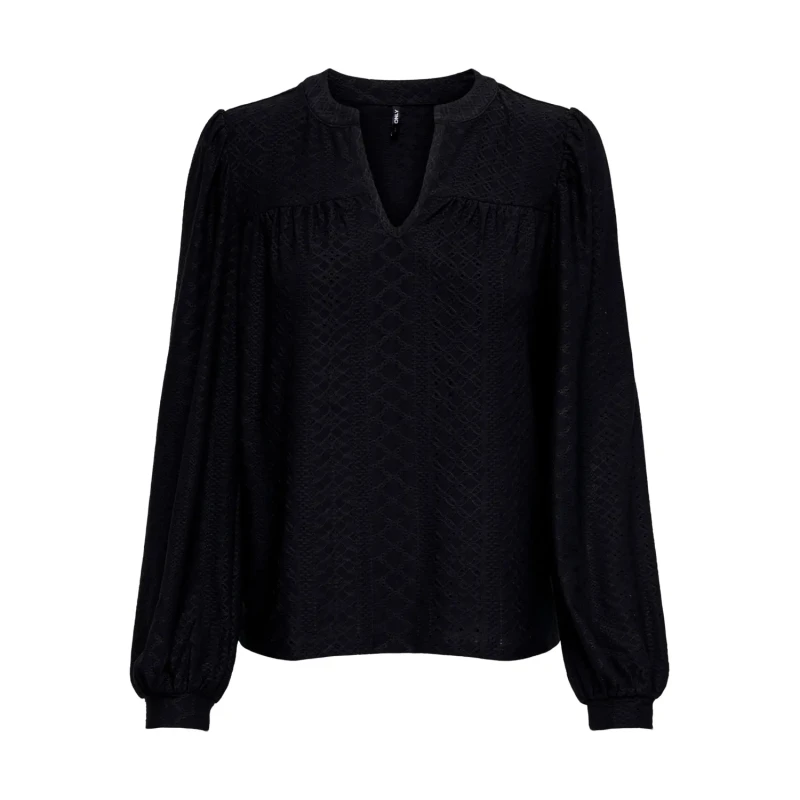 Image of Only Long sleeve blouse For Her Only Onlsandra Split Jrs Noir Female XS