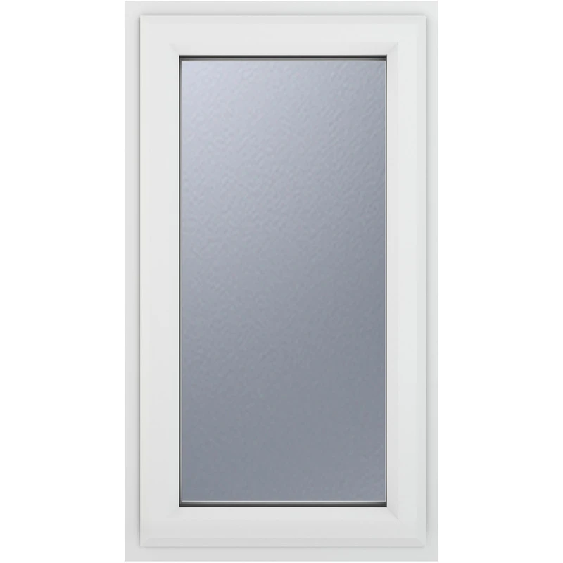 Image of Crystal Triple Glazed Window White Rh 610 X 1040Mm Obscure 5WHOTG6101040