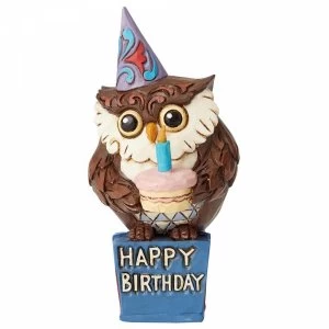 Image of Birthday Owl Mini Figurine