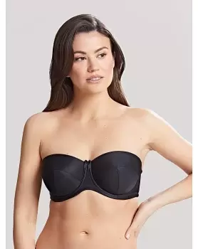 image of Panache Evie Strapless Black Bra