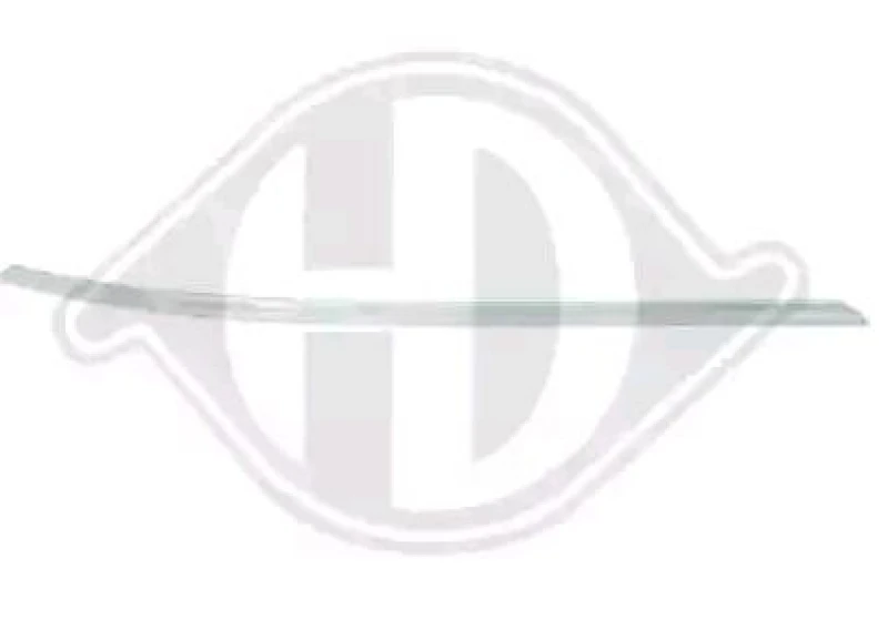 Image of DIEDERICHS 1686067 Trim-/Protection Strip, bumper Left Rear Trim-/Protection Strip,bumper (1002)