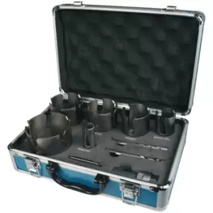 Image of Makita 9 Piece TCT Hole Saw Set