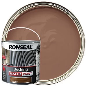 image of Ronseal Rescue Decking Paint - Chestnut 2.5L