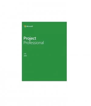 Image of Microsoft Project Professional 2019 1 License Medialess