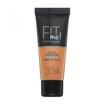 Image of Maybelline Fit Me Matte and Poreless Foundation Warm Tan Nude