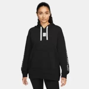 Image of Dri-Fit Sports Sweatshirt with Logo Print in Cotton Mix