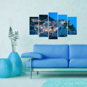 Image of 5MX-80 Multicolor Decorative MDF Painting (5 Pieces)