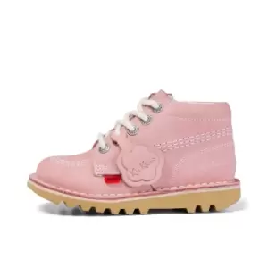 Image of KICKERS KICK HI ZIP NBK IU LT PNK - 11